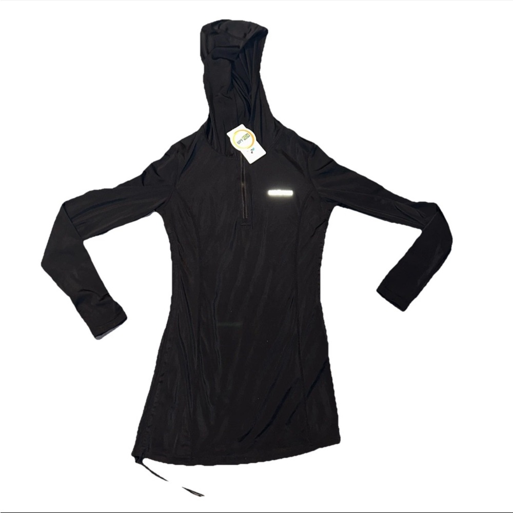 Hiskywin Woman's Small Light Black Quarter Zip Hoodie – Activewear, Casual